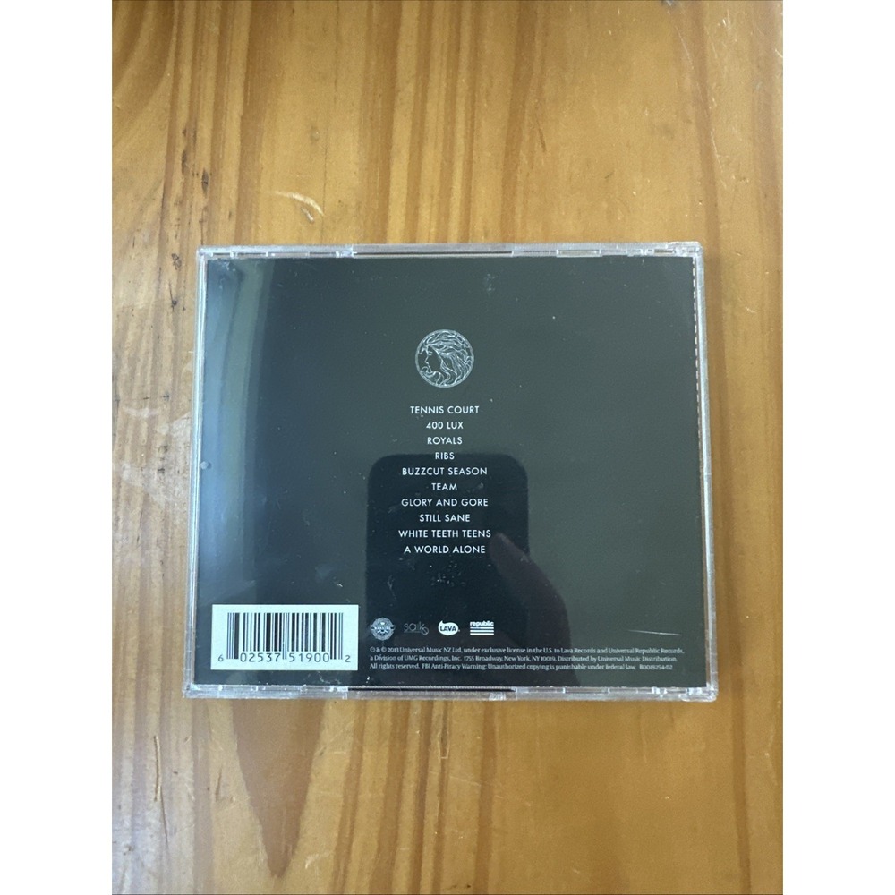 Lorde Pure Heroine CD Album 2013 Pop 10 Tracks - Picture 2 of 4